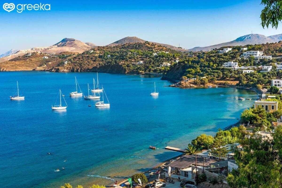 Neoclassical Splendor Unique Experience In Leros Panteli Exterior photo
